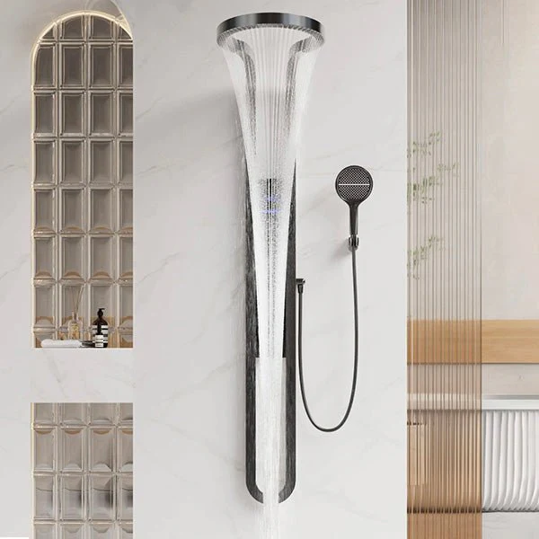 70″ Multifunction Circular Digital Shower Panel System