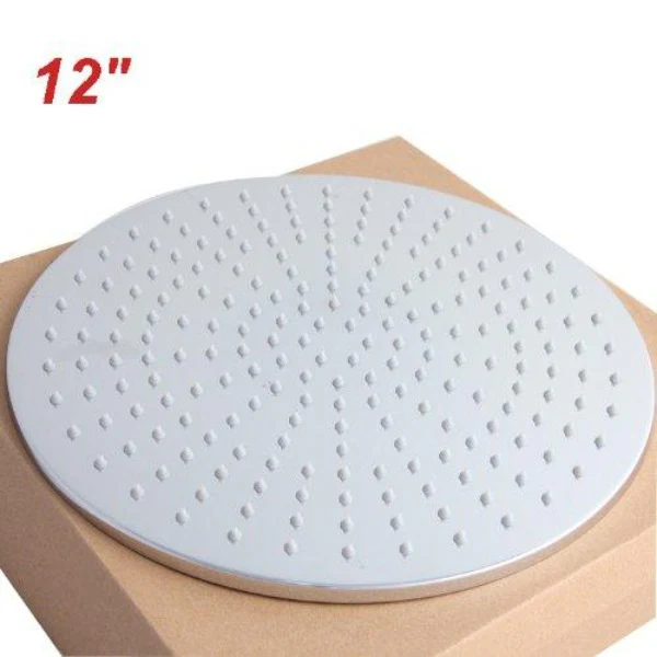 12″ Round Rainfall LED Shower Head Stainless Steel